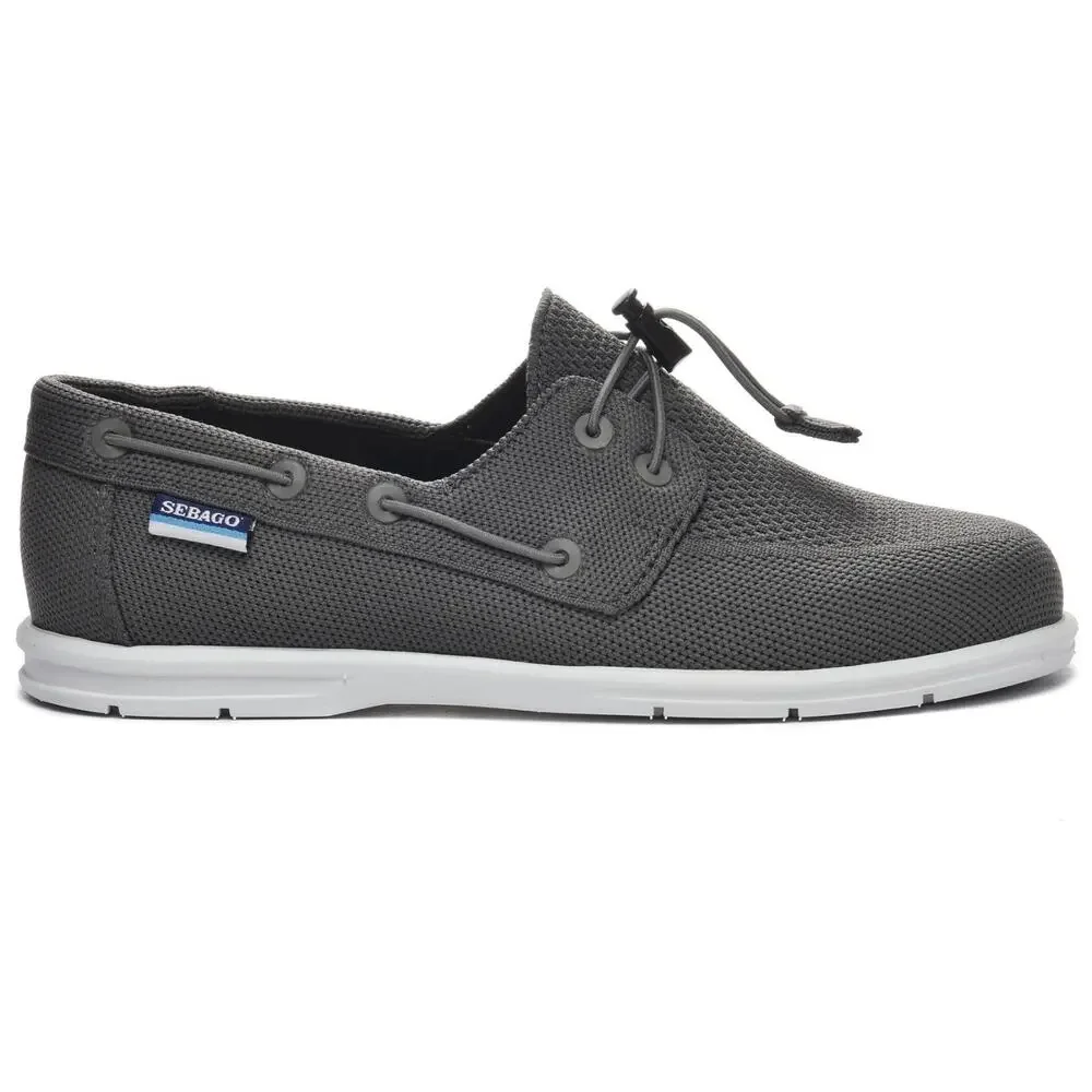 Sebago Monterey Womens Grey Mesh Loafers & Slip Ons Boat Shoes Size 10 M